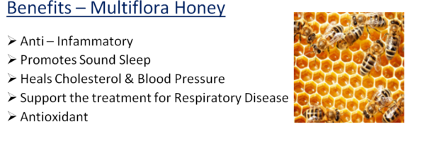 MULTIFLORA HONEY - 250gm